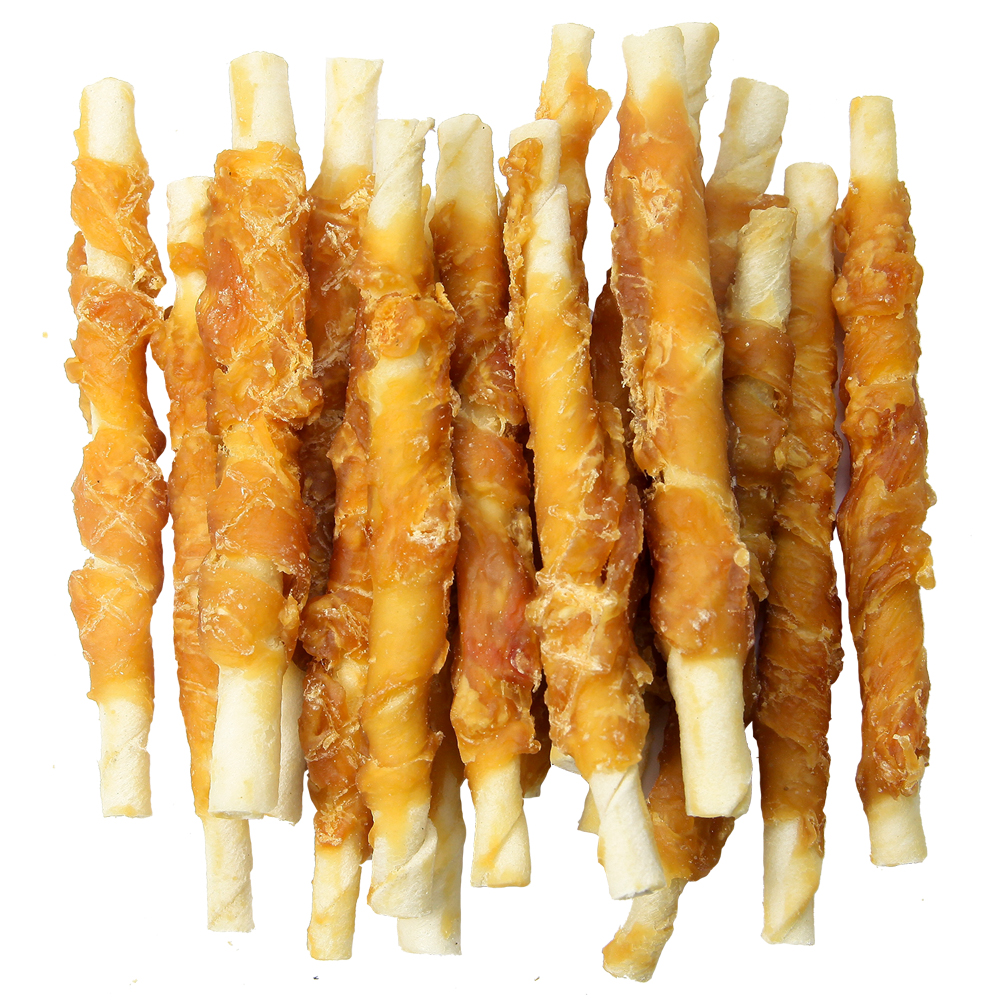Pochoutka RASCO Premium tyčinky bůvolí obalené kuřecím masem 230g