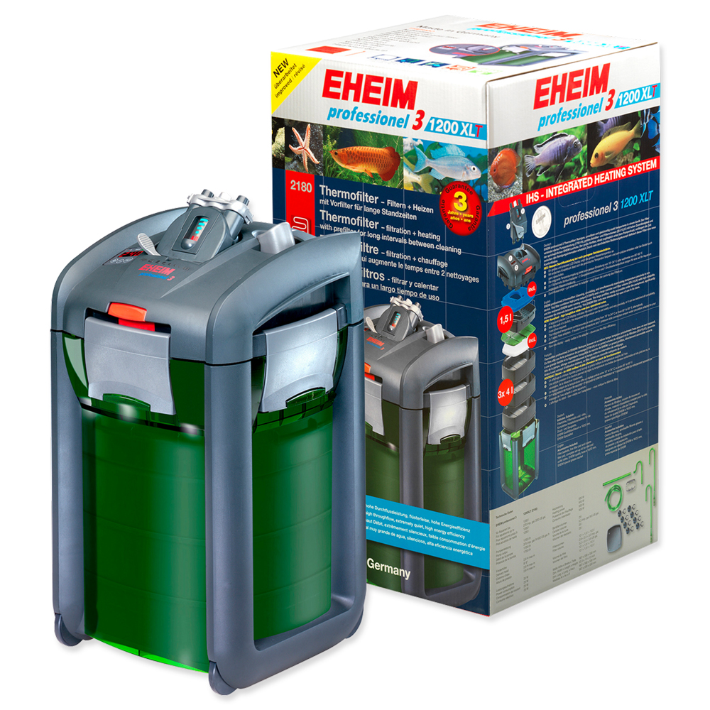 Filtr EHEIM professionel 3 1200XLT vnější, THERMO, bez náplní 1700 l/h