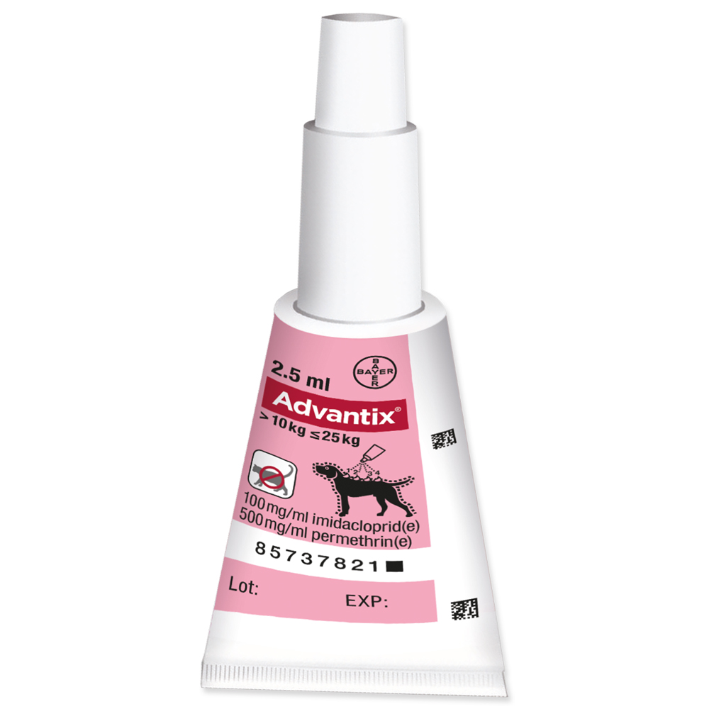 BAYER Advantix Spot-On pro psy 10-25 kg 2,5ml