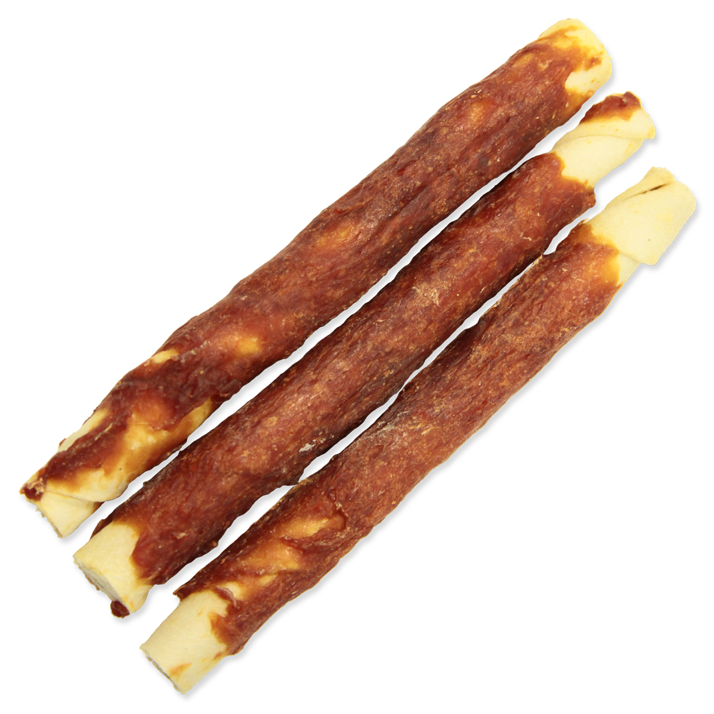 Pochoutka RASCO Premium 3 tyčinky bůvolí obalené kachním masem 140g
