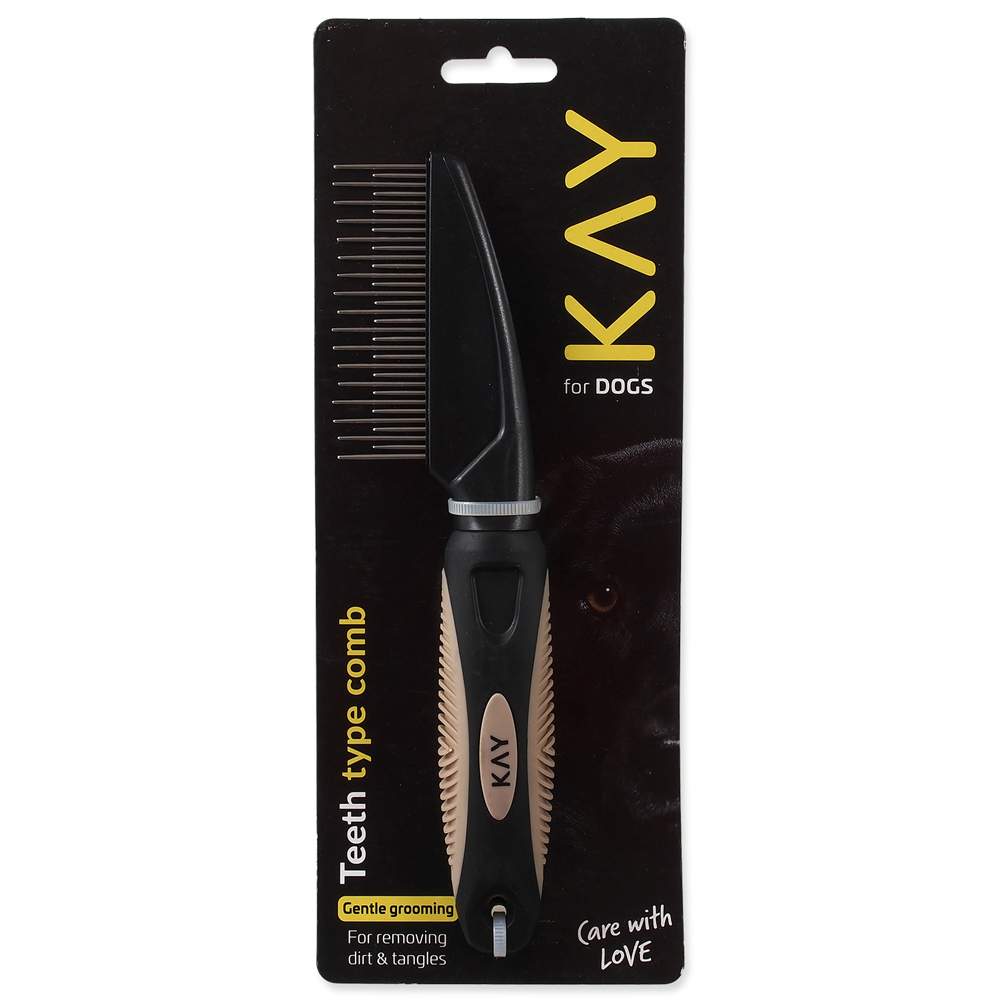 Hřeben KAY střídavý 21cm