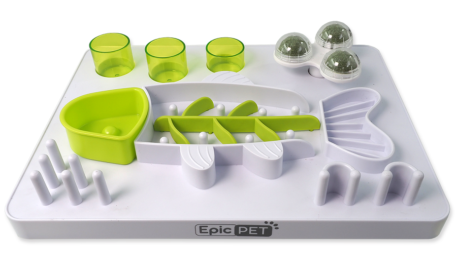 Interaktivní hračka Epic Pet Think & Eat pro kočky 30cm