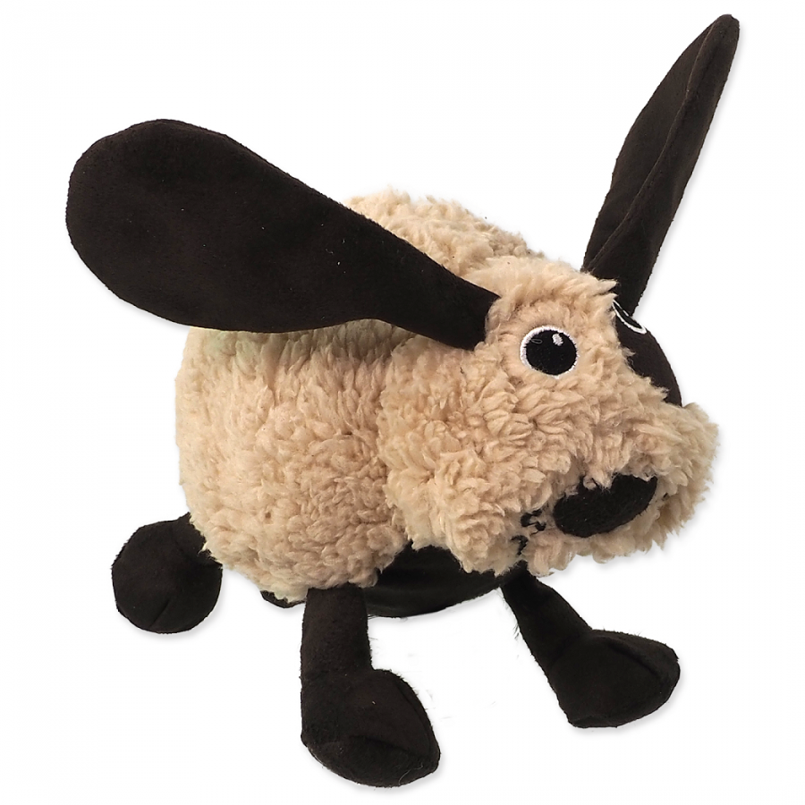 Hračka Dog Fantasy Snuggle mix zvířat s pískacím míčem 15cm