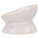 Miska Trixie zvýšená, ergonomická, keramická, bílá 0.15 l/ø 13 cm