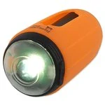 Baterka Dog Fantasy USB se sáčky na exkrementy oranžová