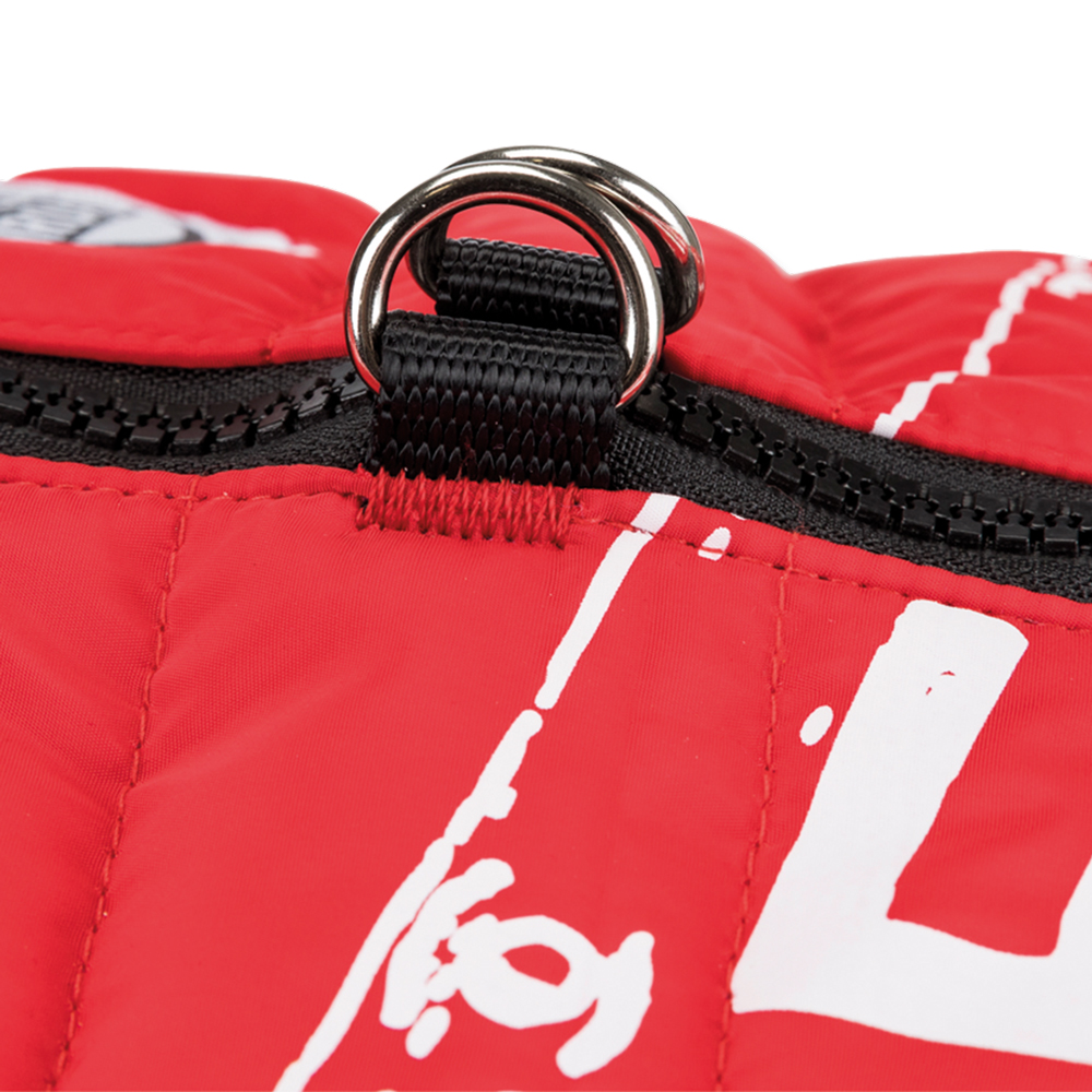 Bunda TRIXIE Saint-Malo s integrovaným postrojem červená S