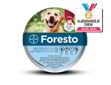 Foresto 4,50 g + 2,03 g obojek pro psy > 8 kg