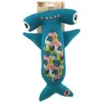 Hračka Dog Fantasy Water Float kladivoun plovoucí s PET lahví turkysová 33cm