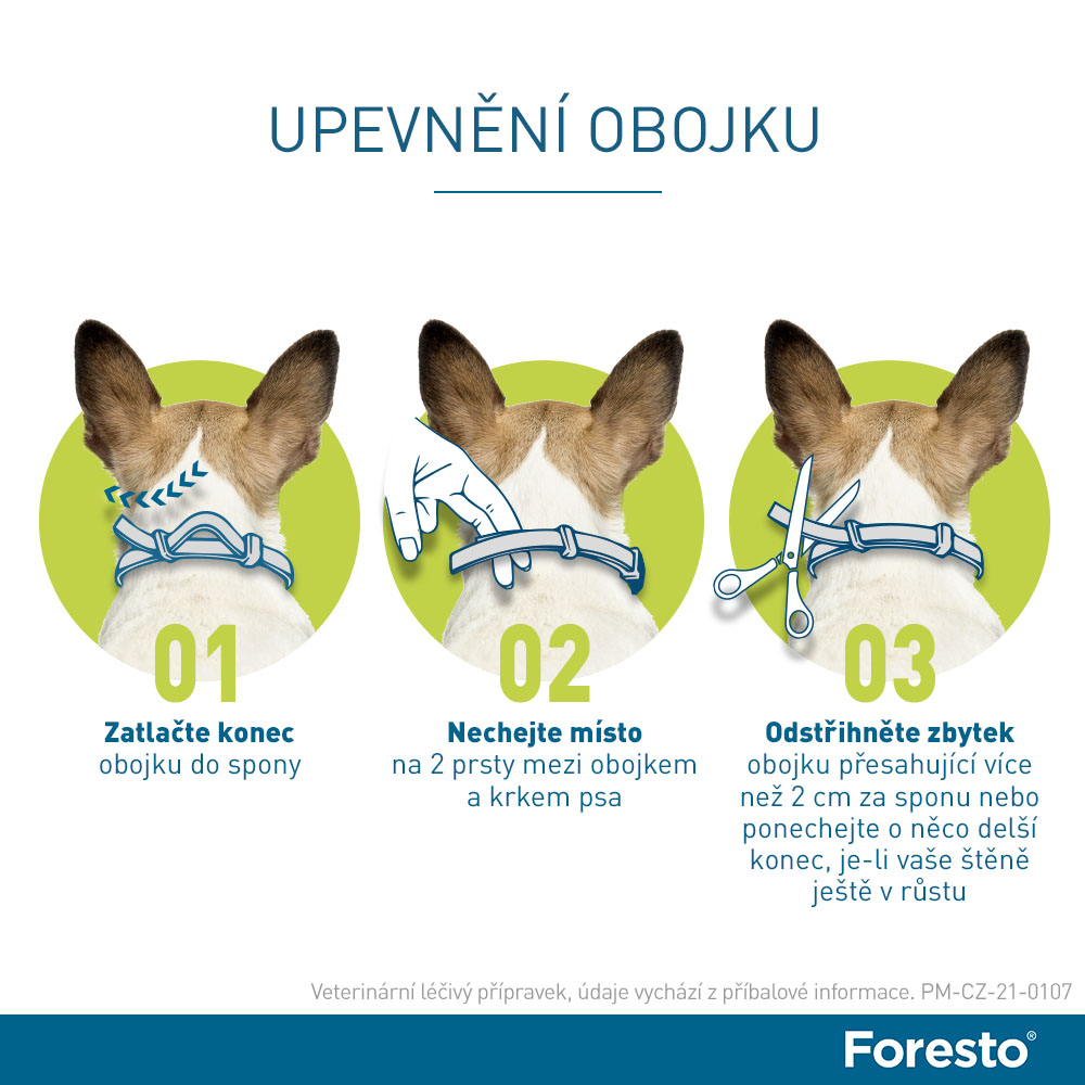 Foresto 1,25 g + 0,56 g obojek pro kočky a psy ≤ 8 kg