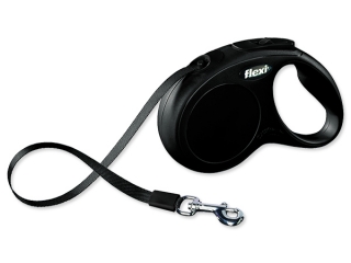 Vodítko FLEXI Classic new páska černé S 