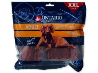 Snack ONTARIO Dog Dry Rabbit Fillet 500g