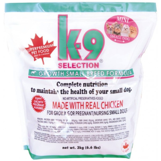 K-9 SELECTION GROWTH SMALL BREED FORMULA 3 kg 