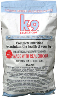 K-9 SELECTION MAINTENANCE LARGE BREED 12 kg 