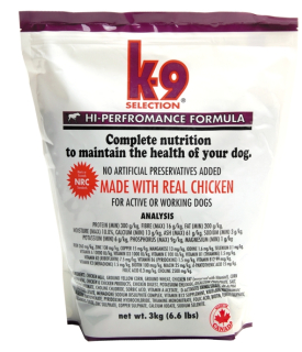K-9 SELECTION HI-PERFORMANCE FORMULA 3 kg 