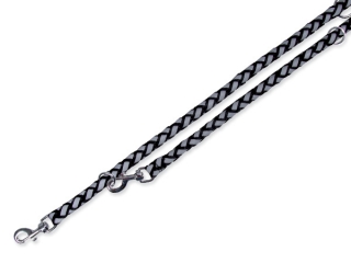 Vodítko TRIXIE reflexní černé L-XL