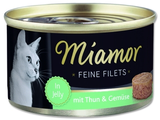Konzerva MIAMOR Feine Filets tuňák + zelenina v želé 100g