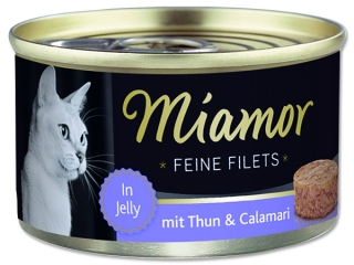 Konzerva MIAMOR Feine Filets tuňák + kalamáry v želé 100g