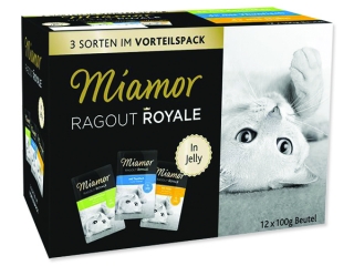 Kapsičky MIAMOR Ragout Royale kuře, tuňák, králík v želé multipack 1200g