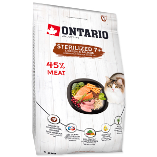 Ontario Cat Sterilized 7+ 2kg 
