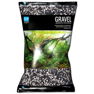 Drť AQUA EXCELLENT černá bílá 4-8 mm 8kg