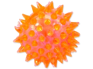 Hračka DOG FANTASY míček pískací oranžový 5 cm