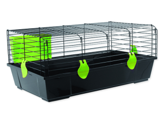 Klec SMALL ANIMALS Matěj černá se zelenou výbavou