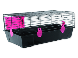 Klec SMALL ANIMALS Matěj černá s červenou výbavou 