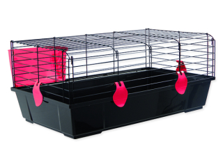 Klec SMALL ANIMALS Michal černá s červenou výbavou 