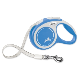 Vodítko FLEXI New Comfort páska modré M - 5 m 