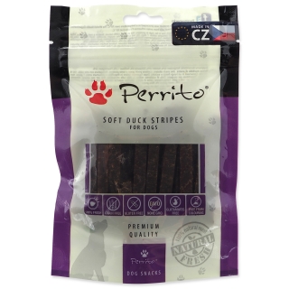 Pochoutka PERRITO Duck Soft stripes 100g