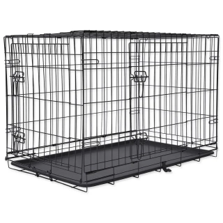 Klec DOG FANTASY skládací černá XL - 2x dveře