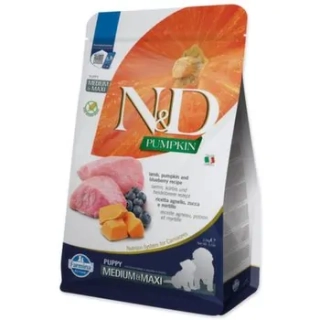 N&D Pumpkin Dog Puppy M/L Lamb & Blueberry 2,5kg