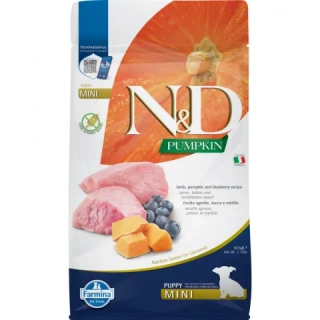 N&D Pumpkin Dog Lamb&Blueberry Puppy Mini 800g