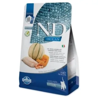 N&D OCEAN CAT Kitten Cod & Shrimp & Pumpkin&Melon 300g