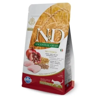 N&D Ancestral Grain Cat Adult Lamb & Blueberry 1,5kg