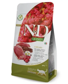 N&D GF Quinoa CAT Urinary Duck & Cranberry 1,5g