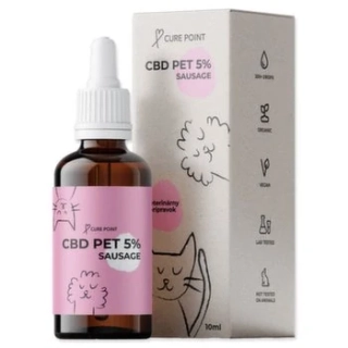 CBD olej CurePoint pro zvířata klobása 10ml
