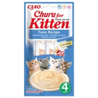 Pochoutka Churu Kitten tuňák 4x14g
