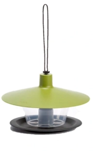 Krmítko Plastia Finch zelené 28,5x28,5x17cm
