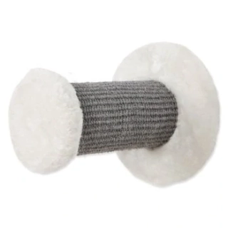 Škrabadlo Trixie k připevnění na stěnu bílá/šedá 18x22cm