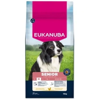 Krmivo EUKANUBA Senior Medium rich in fresh chicken 3kg