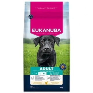Krmivo EUKANUBA Adult Large rich in fresh chicken 3 kg