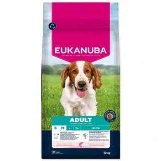 Krmivo EUKANUBA Adult Small and Medium rich in salmon and barley 12kg