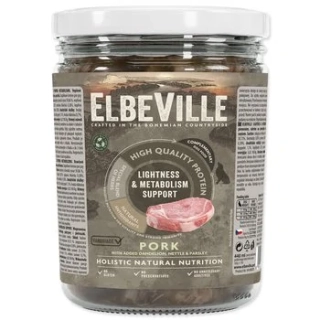 Sklenice Elbeville Dog Lightness & Metabolism Support, vepřové s přidanou smetánkou, 440ml