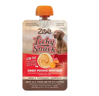 Pochoutka Zoë Licky Snack batáty s hovězím masem, 85 g