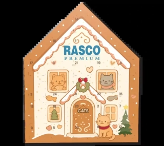 Kalendář Rasco Premium adventní pro kočky
