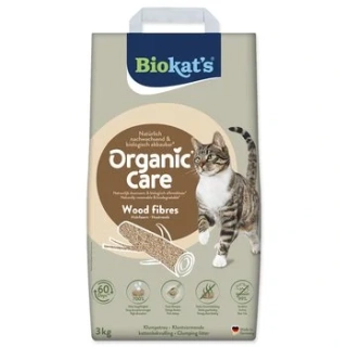 Podestýlka Biokat's Organic Care Wood Fibres 3kg