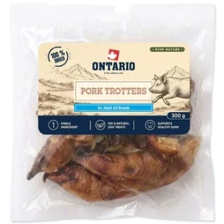 Pochoutka Ontario Pure Nature vepřové pacičky sušené 300g