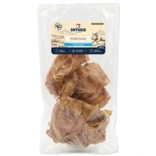Pochoutka Ontario Pure Nature vepřové uši sušené 300g