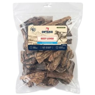 Pochoutka Ontario Pure Nature hovězí plíce sušené 500g